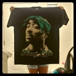 New deadstock vintage 2 pac THUG LIFE 4XT t-shirt